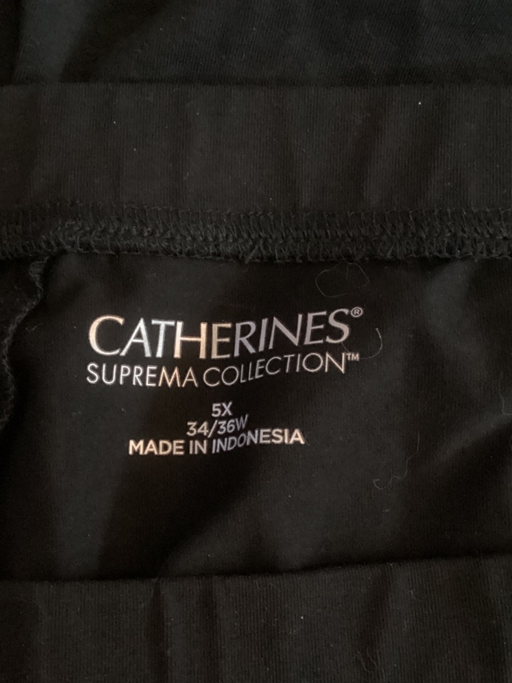 NWT Catherines Black Suprema Stretch Cotton Shorts - Picture 4 of 10